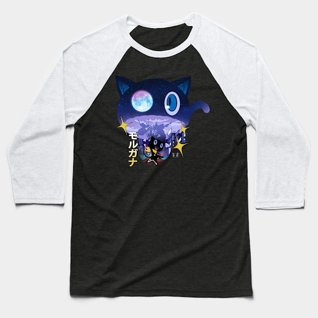 Morgana Night Baseball T-Shirt by DANDINGEROZZ